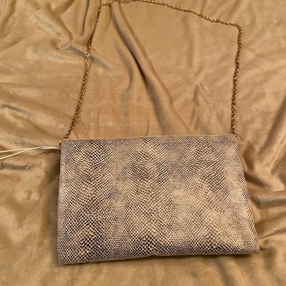 Nico & Olive Faux Snake Skin Clutch, Crossbody Bag - Picture 2 of 13